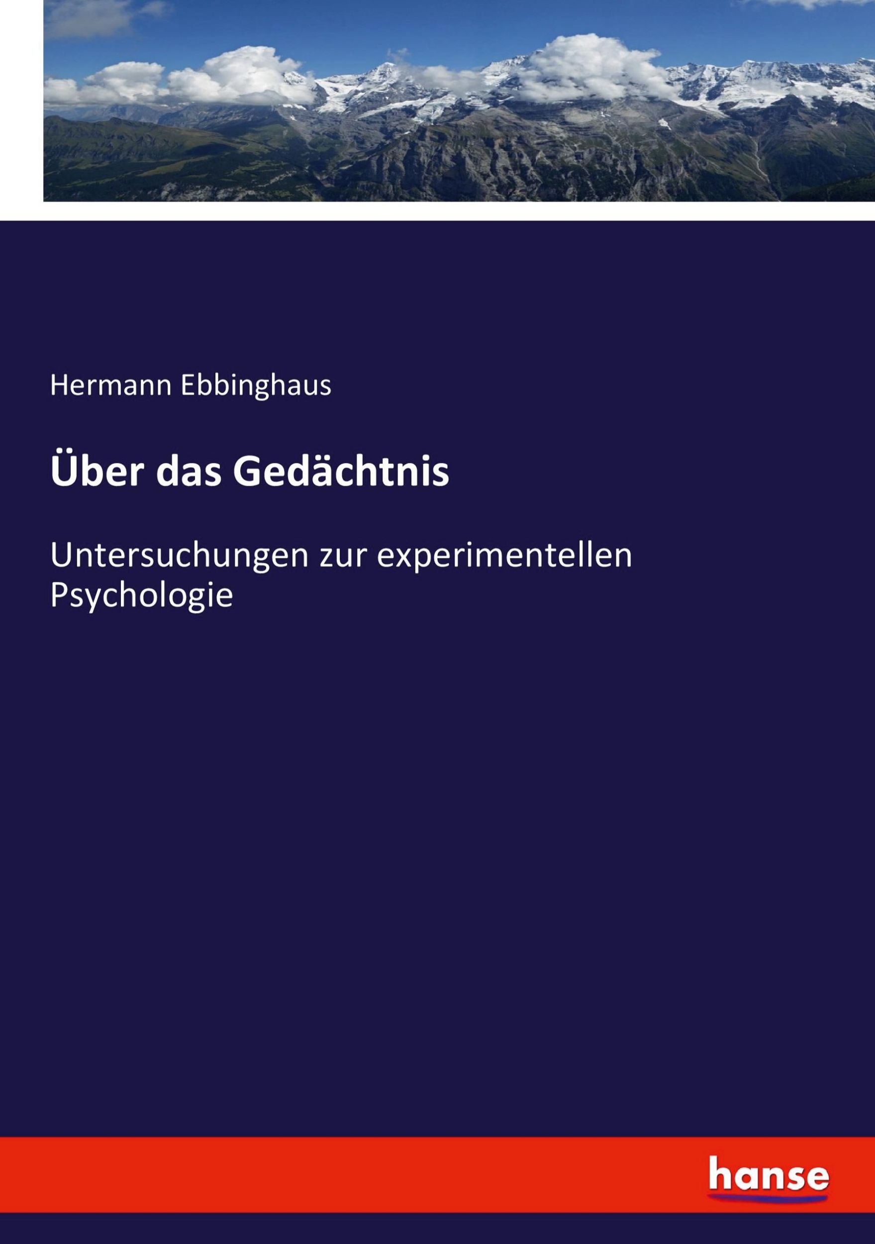 Cover: 9783744604666 | Über das Gedächtnis | Untersuchungen zur experimentellen Psychologie