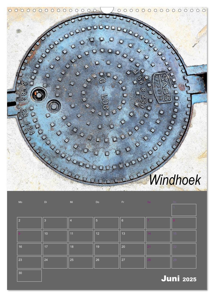 Bild: 9783435974641 | Faszination Kanaldeckel (Wandkalender 2025 DIN A3 hoch), CALVENDO...