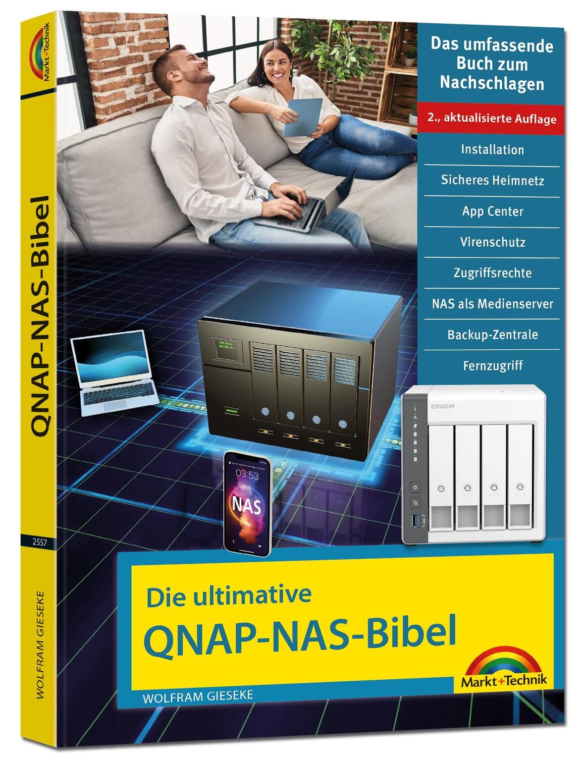 Cover: 9783959825573 | Die ultimative QNAP NAS Bibel - 2. Auflage - Das Praxisbuch - mit...