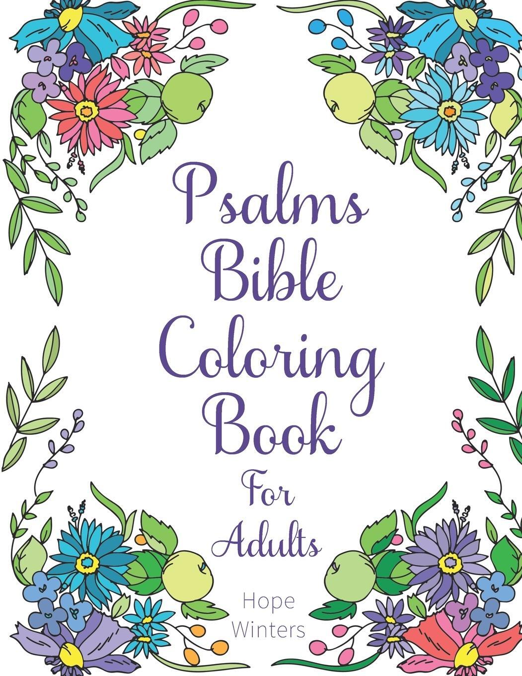 Cover: 9781908567345 | Psalms Bible Coloring Book For Adults | Hope Winters | Taschenbuch