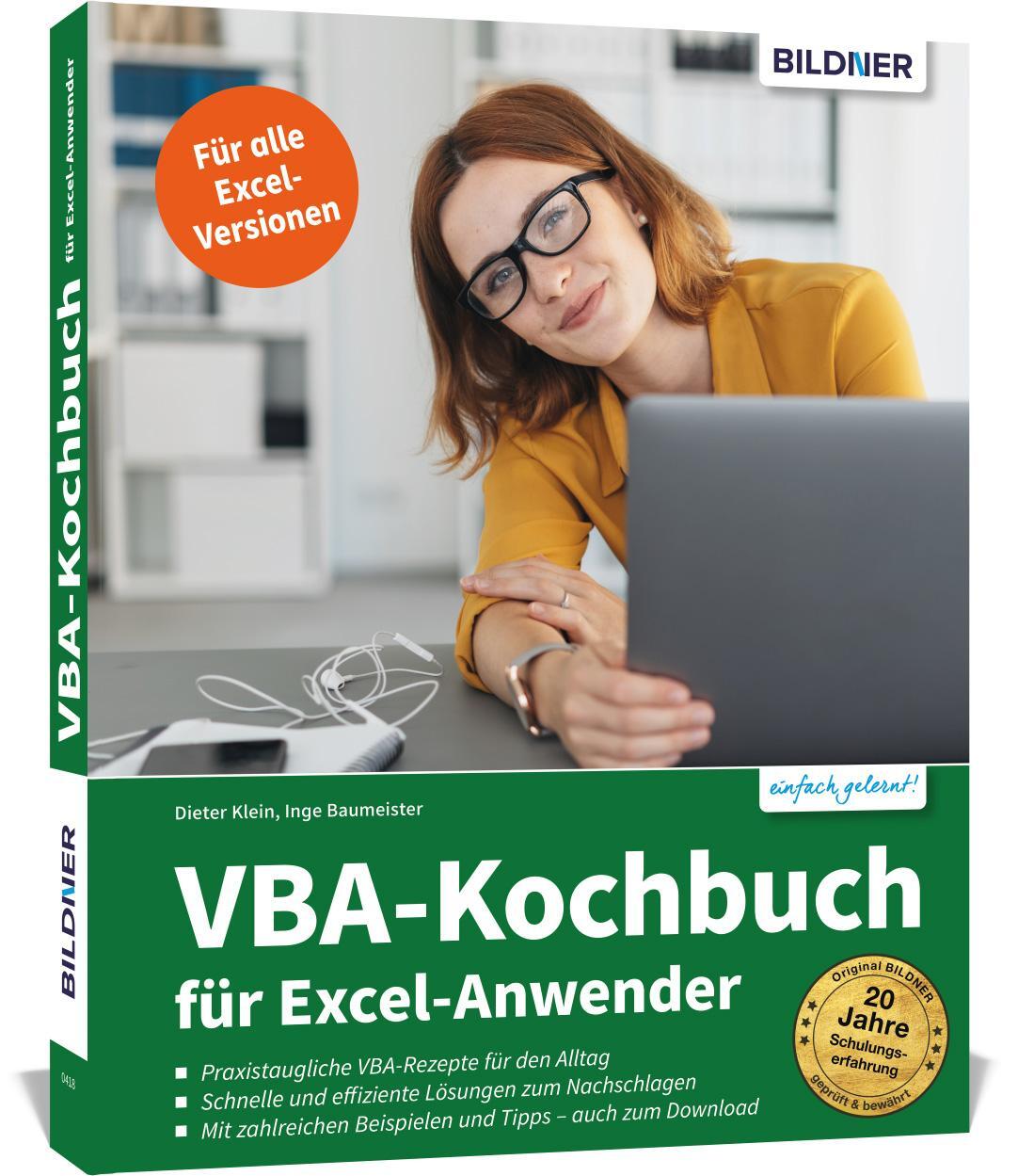 Cover: 9783832803919 | Das VBA-Kochbuch für Excel-Anwender | Dieter Klein (u. a.) | Buch