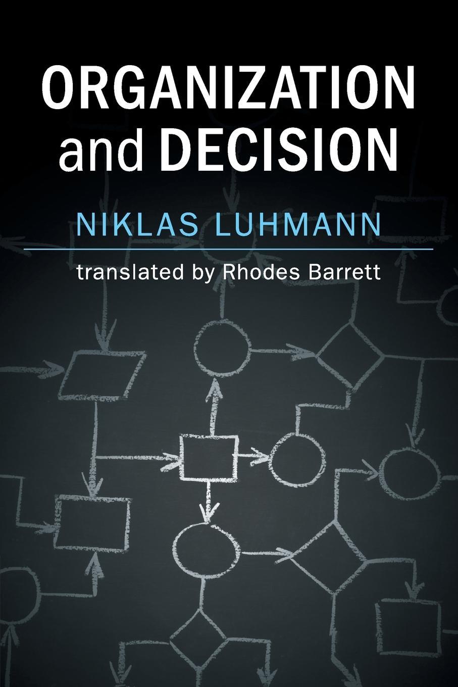 Cover: 9781108458962 | Organization and Decision | Niklas Luhmann | Taschenbuch | Paperback