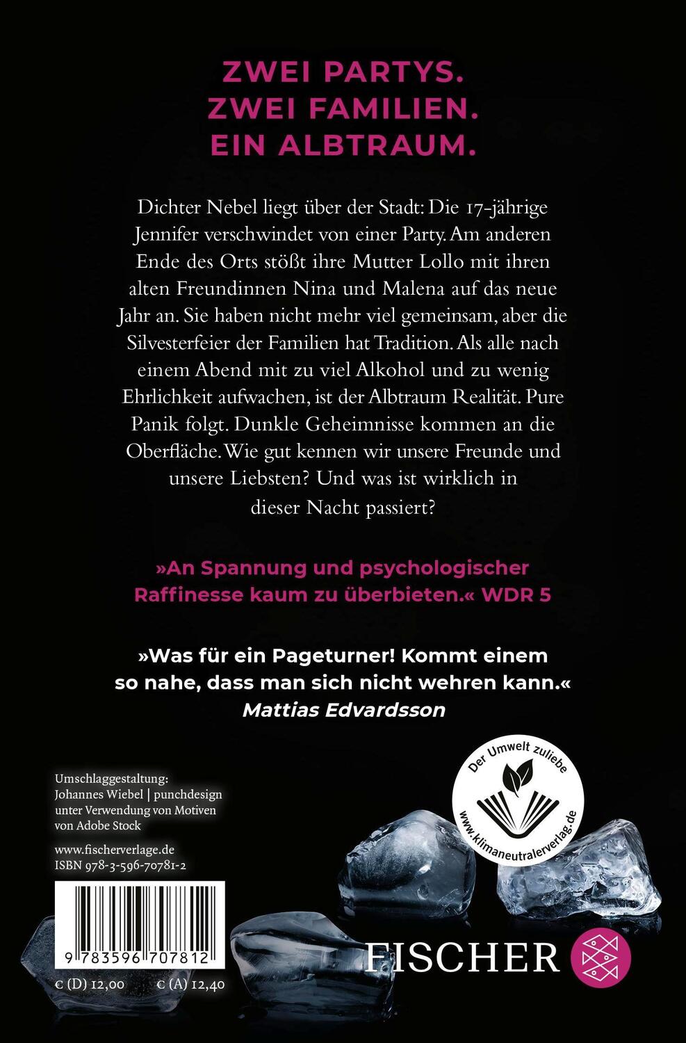 Rückseite: 9783596707812 | Happy New Year - Zwei Familien, ein Albtraum | Malin Stehn | Buch