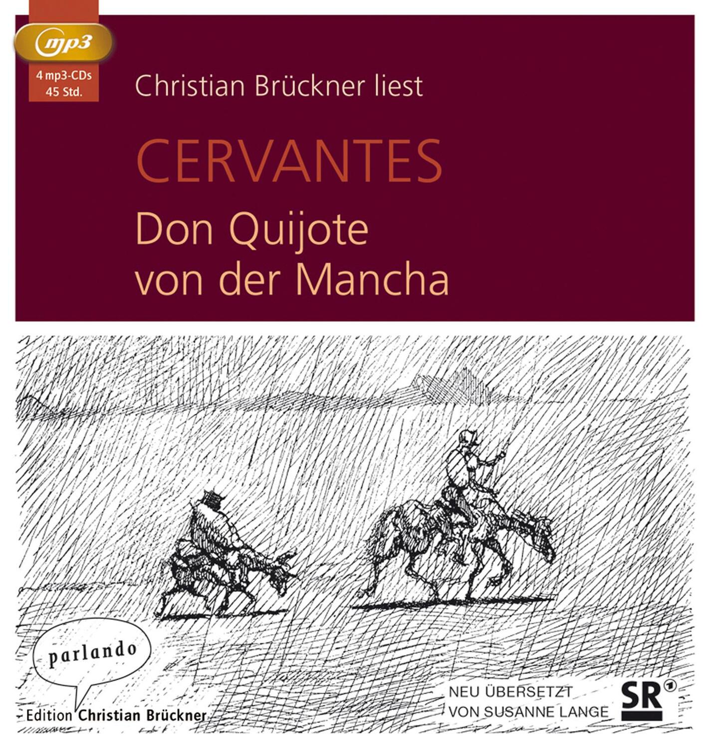 Cover: 9783941004702 | Don Quijote von der Mancha | Miguel de Cervantes | MP3 | 4 Audio-CDs