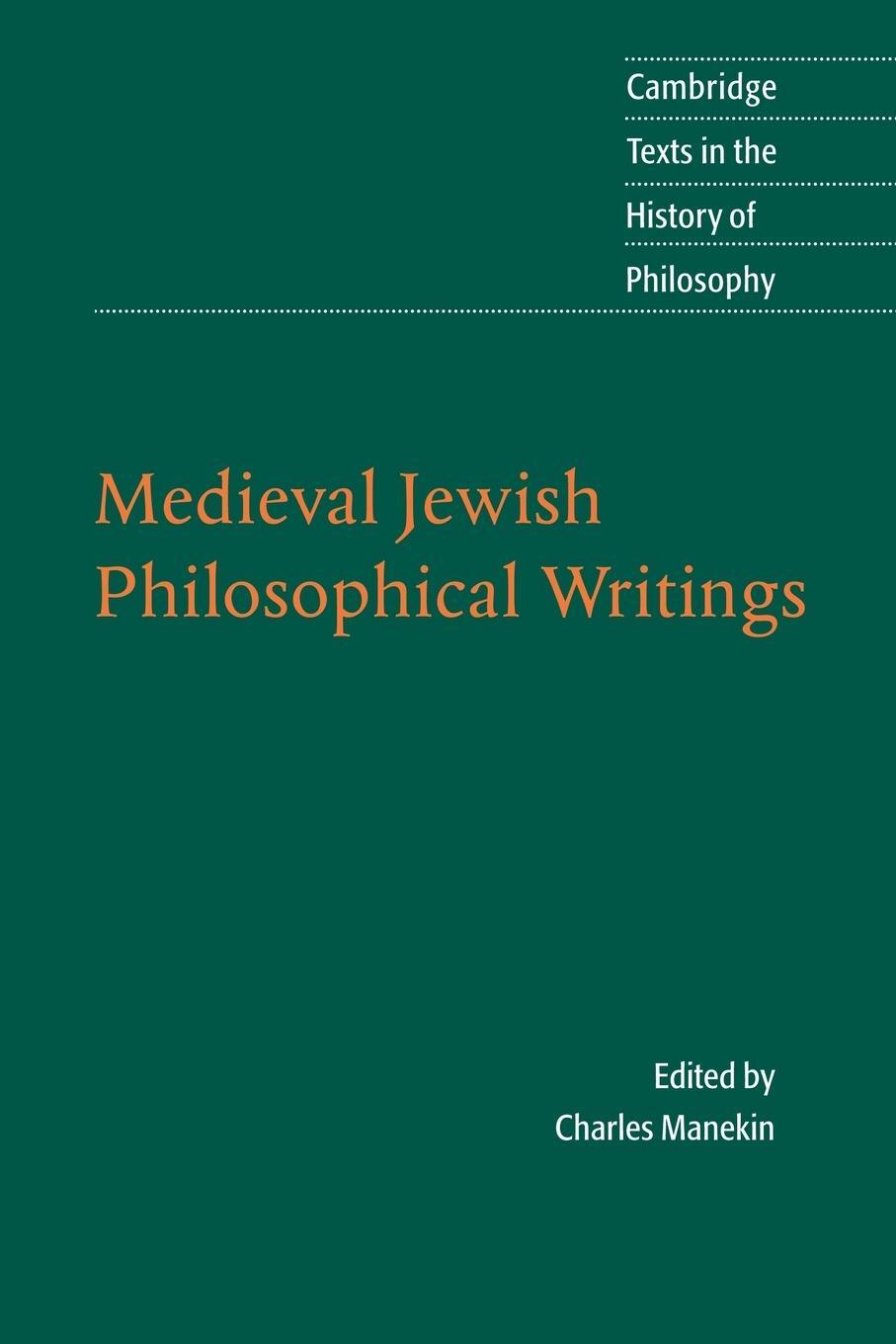 Cover: 9780521549516 | Medieval Jewish Philosophical Writings | Charles Harry Manekin | Buch