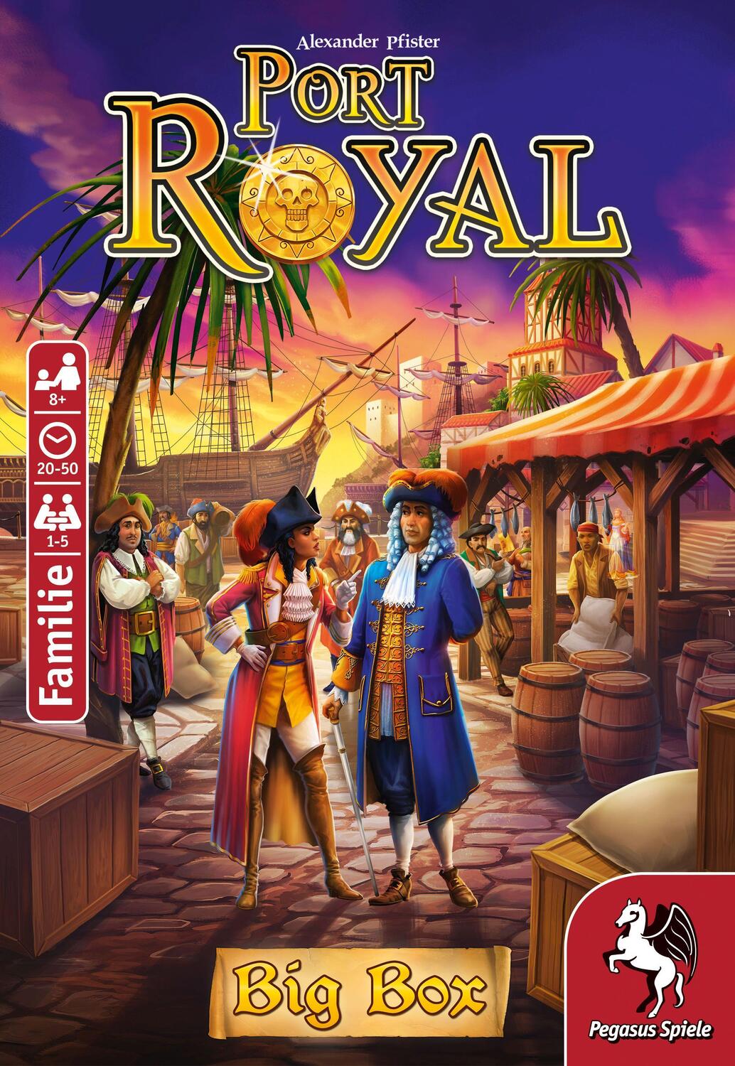 Cover: 4250231728914 | Port Royal Big Box (deutsch) | Spiel | Deutsch | 2021 | Pegasus