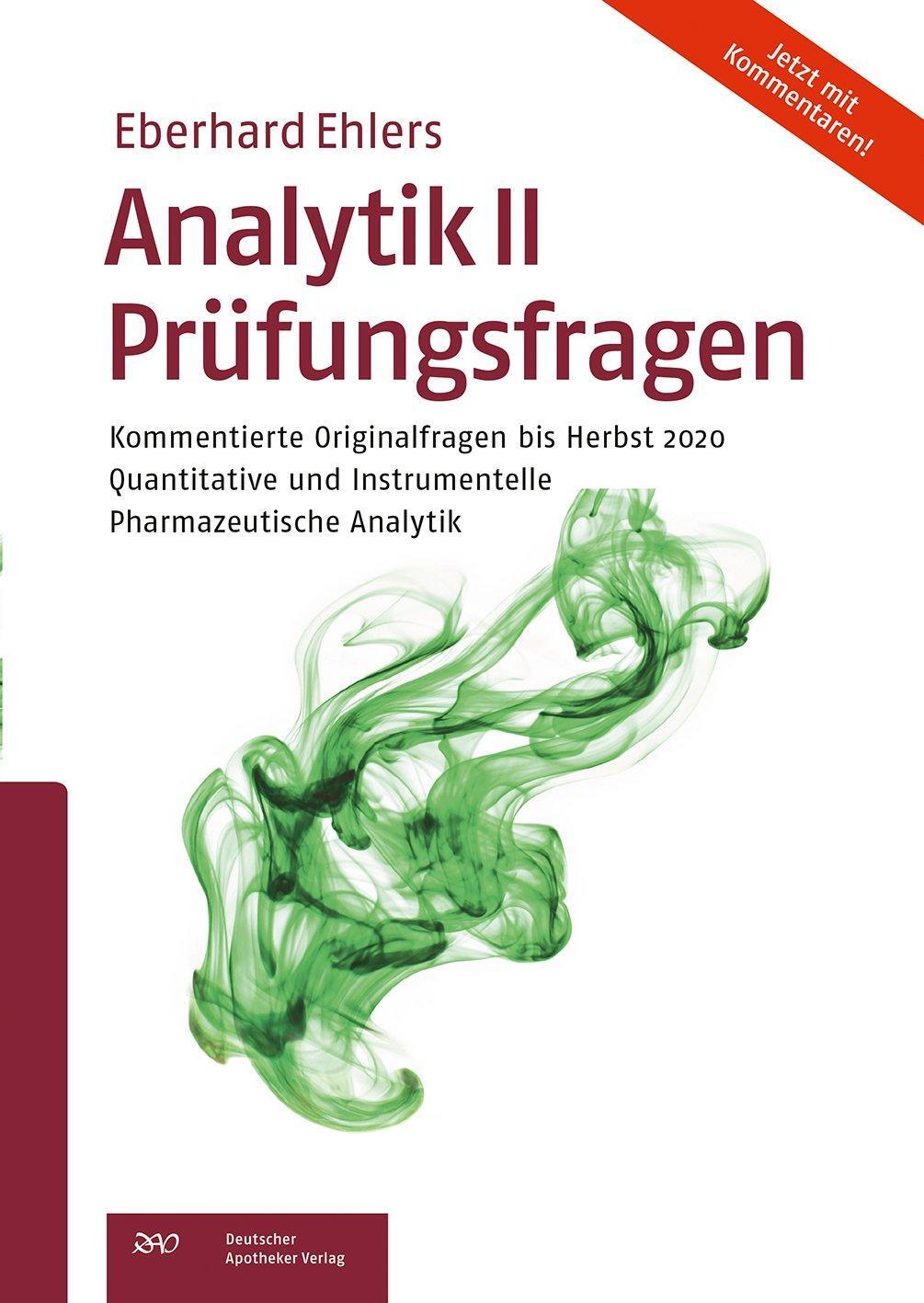 Cover: 9783769277319 | Analytik II Prüfungsfragen | Eberhard Ehlers | Taschenbuch | XII
