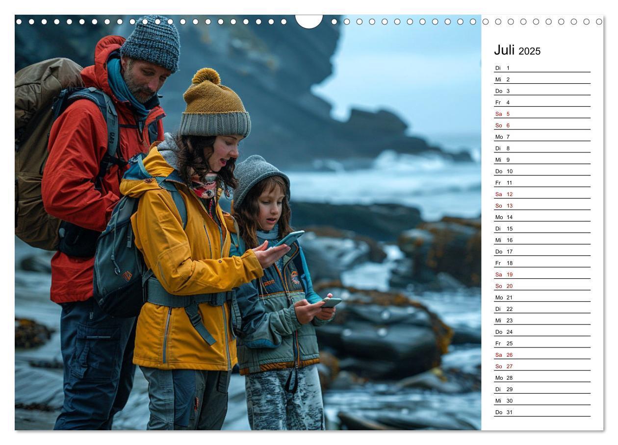 Bild: 9783435651900 | Der Geocaching Found it Kalender (Wandkalender 2025 DIN A3 quer),...