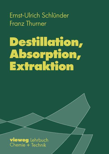 Cover: 9783540670605 | Destillation, Absorption, Extraktion | Ernst-Ulrich Schlünder (u. a.)