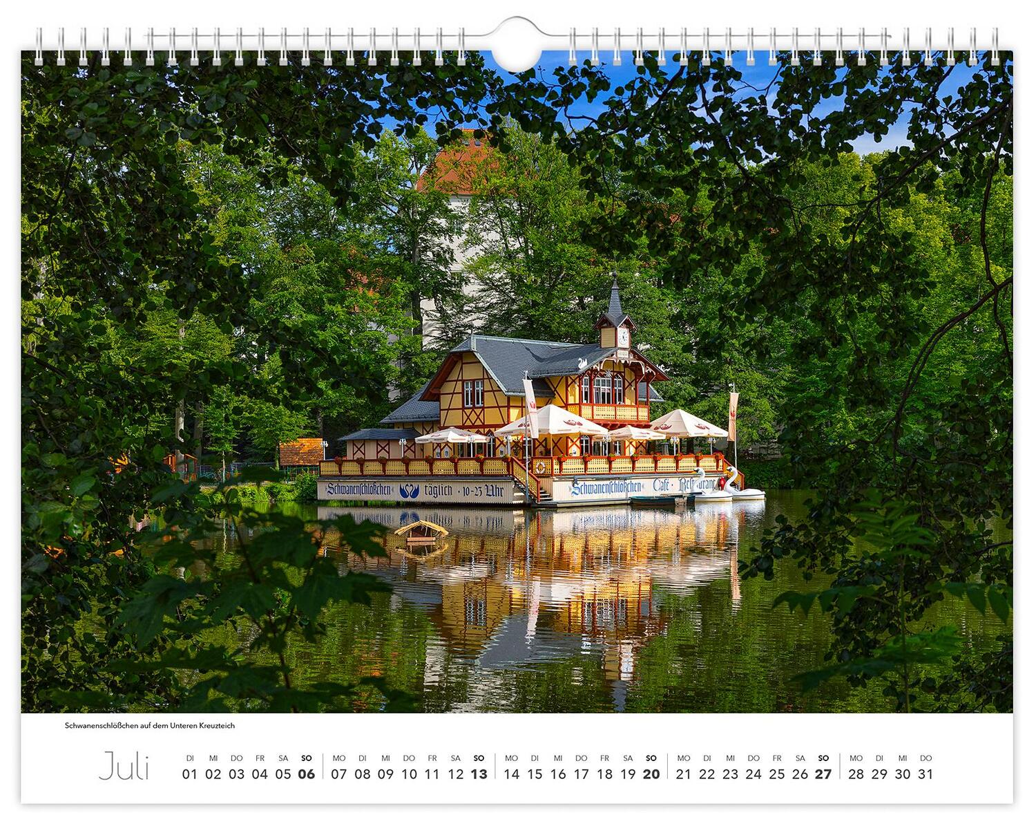 Bild: 9783910680630 | Kalender Freiberg 2025 | 40 x 30 cm weißes Kalendarium | Schubert