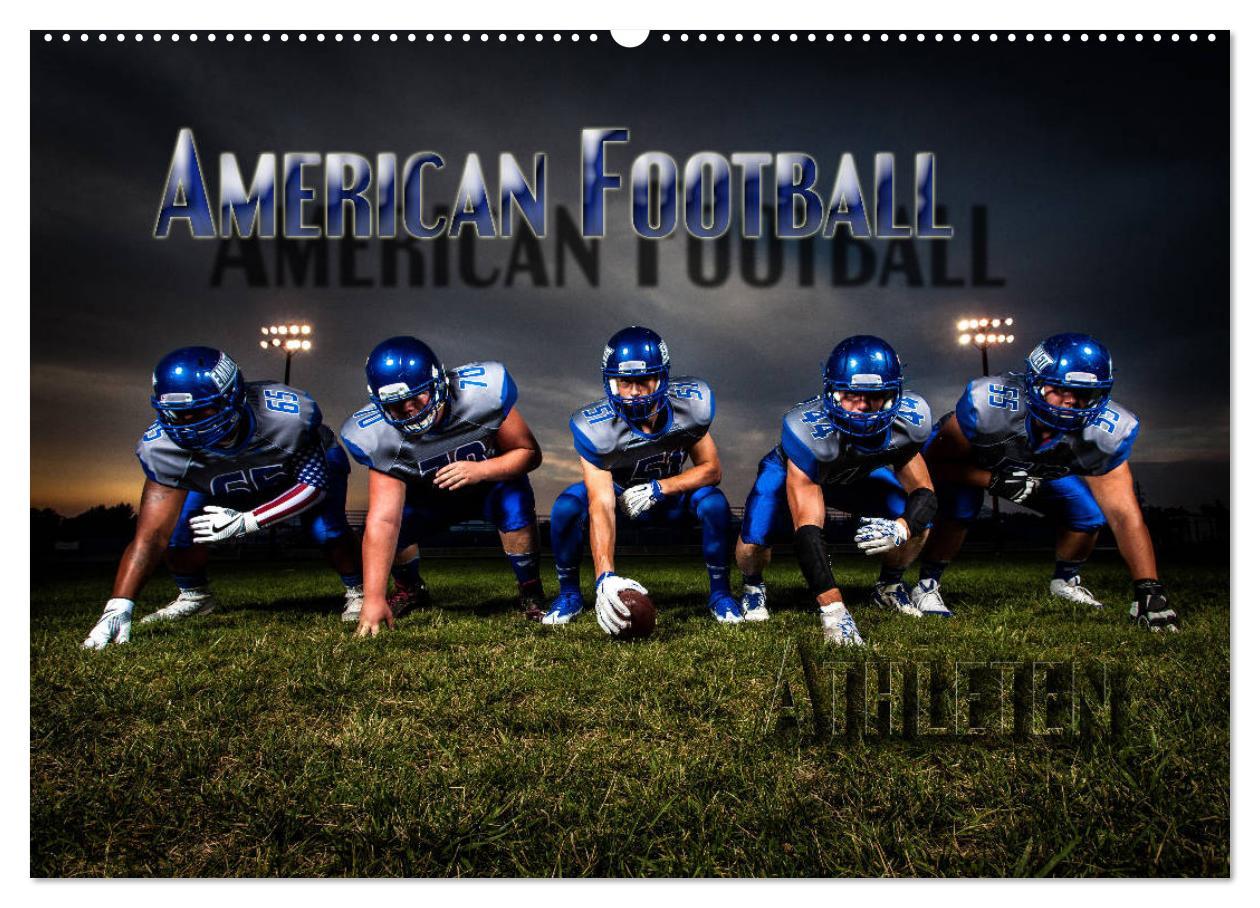 Cover: 9783435386895 | American Football - Athleten (Wandkalender 2025 DIN A2 quer),...