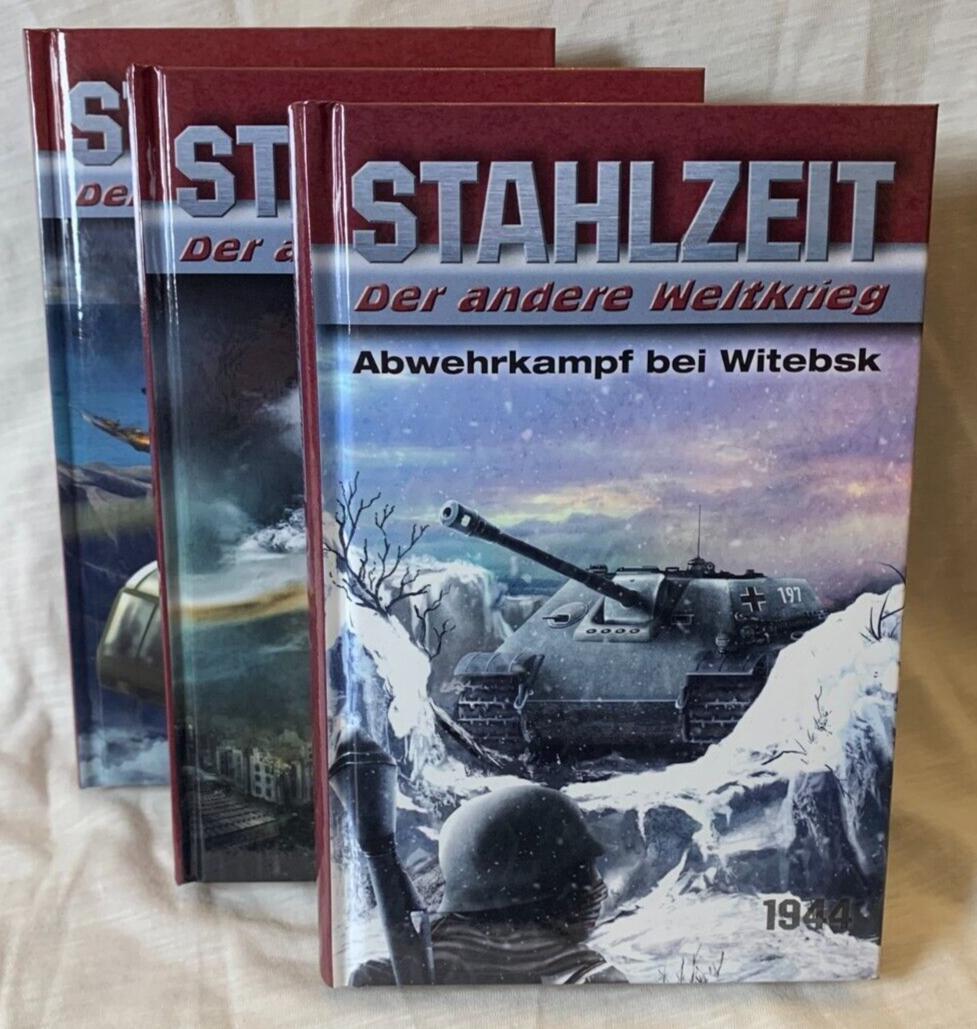 Cover: 9783956342127 | STAHLZEIT Bände 7-9: Abwehrkampf bei Witebsk - Die Bombe - Heavy Water
