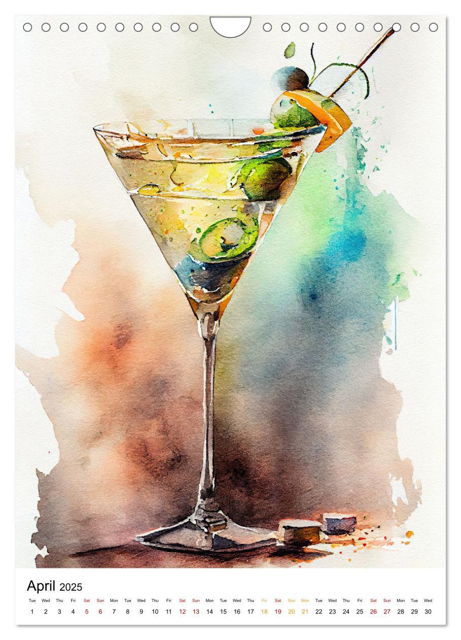 Bild: 9781325998920 | Artistic cocktails (Wall Calendar 2025 DIN A4 portrait), CALVENDO...