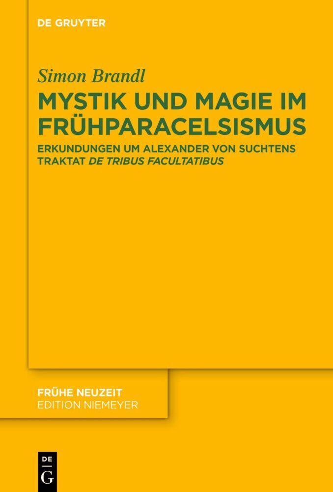 Cover: 9783110719437 | Mystik und Magie im Frühparacelsismus | Simon Brandl | Buch | IX