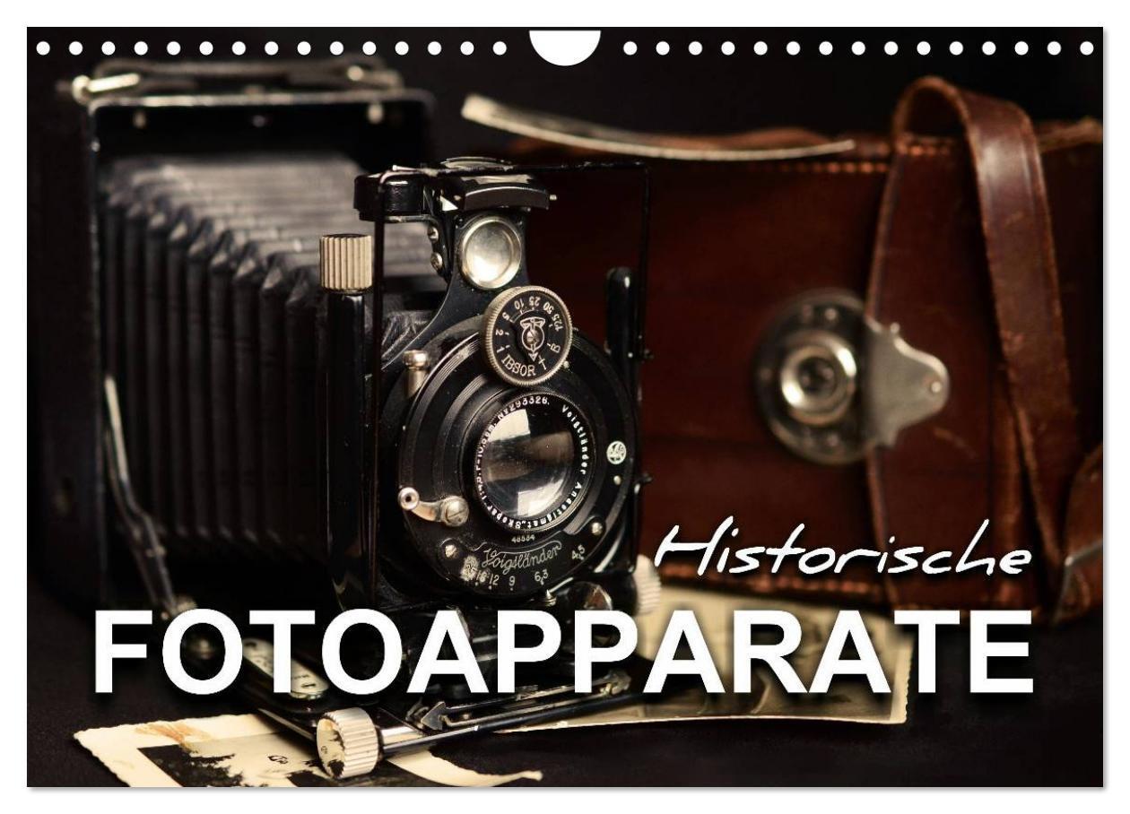 Cover: 9783435565238 | Historische Fotoapparate (Wandkalender 2025 DIN A4 quer), CALVENDO...
