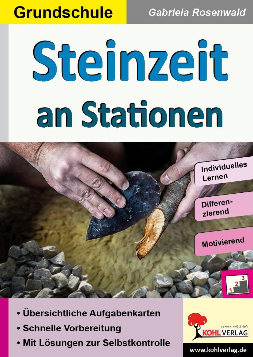 Cover: 9783960402350 | Steinzeit an Stationen | Selbstständiges Lernen in der Grundschule