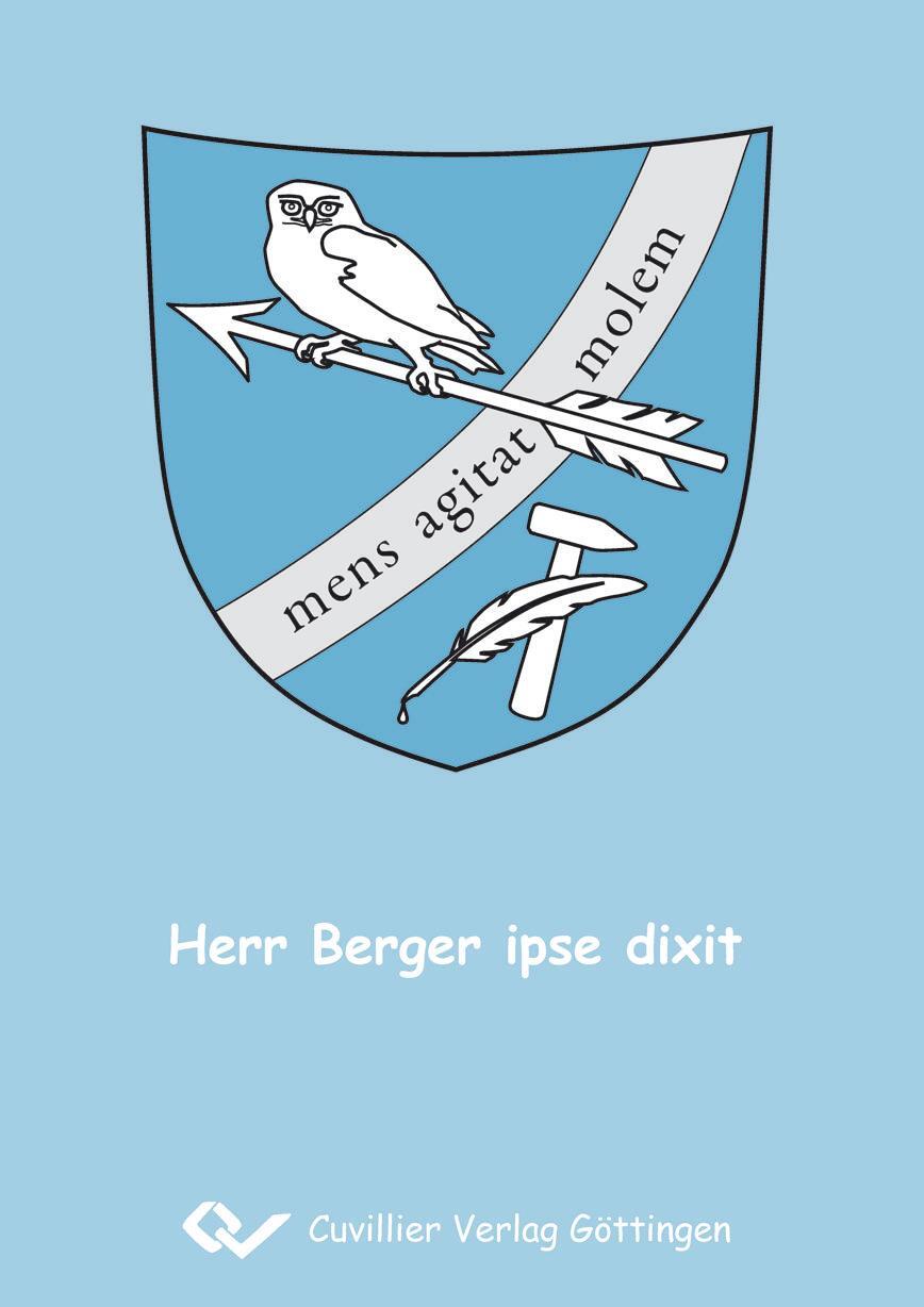 Cover: 9783869554693 | Herr Berger ipse dixit | Jörg Berger | Buch | 124 S. | Deutsch | 2010
