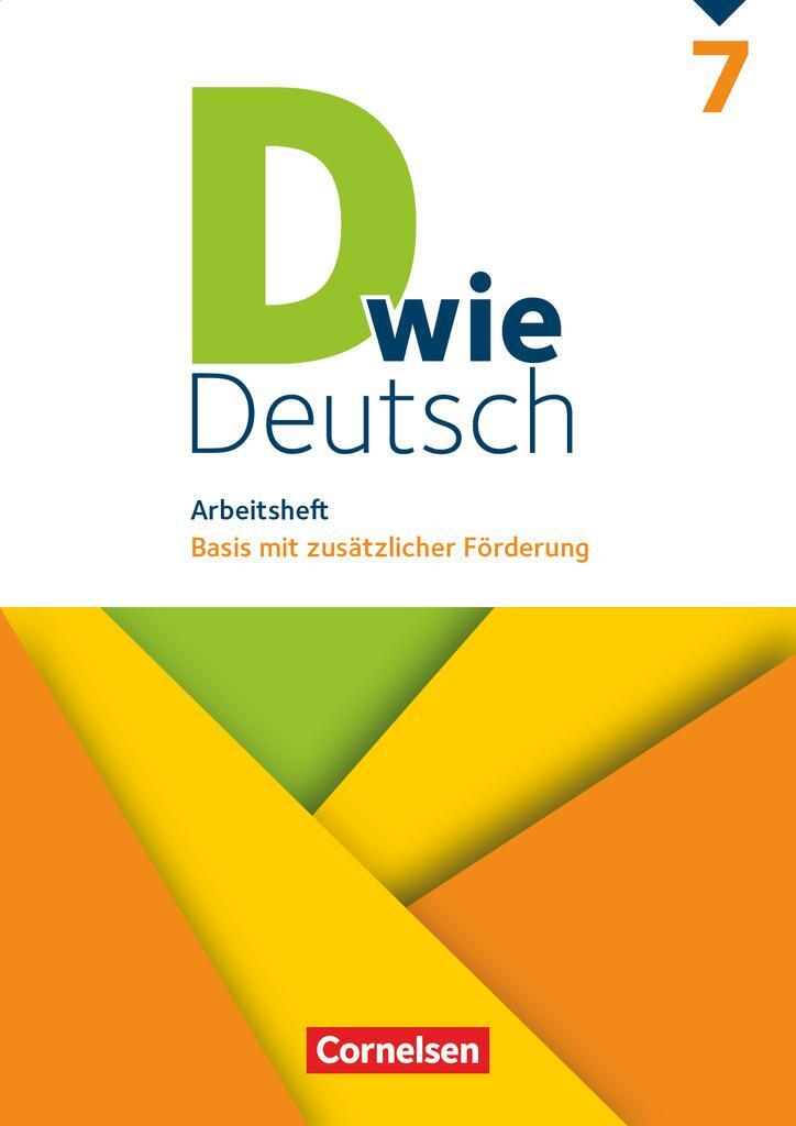 Cover: 9783062000263 | D wie Deutsch 7. Schuljahr - Arbeitsheft mit Lösungen | Wohlrab | Buch