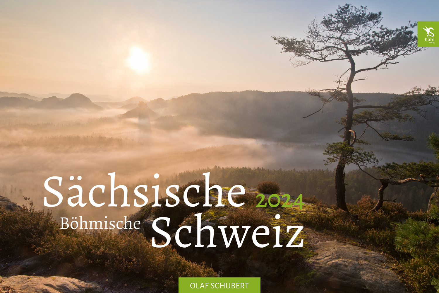 Cover: 9783938916490 | Kalender Sächsische &amp; Böhmische Schweiz 2024 | Wandkalender 45 x 30 cm