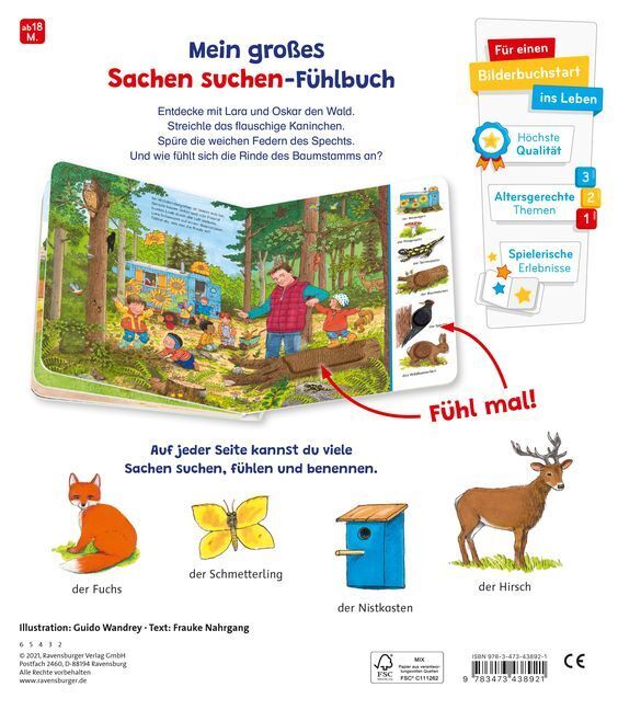 Bild: 9783473438921 | Sachen suchen, Sachen fühlen: Im Wald | Suchen, finden, fühlen | Buch