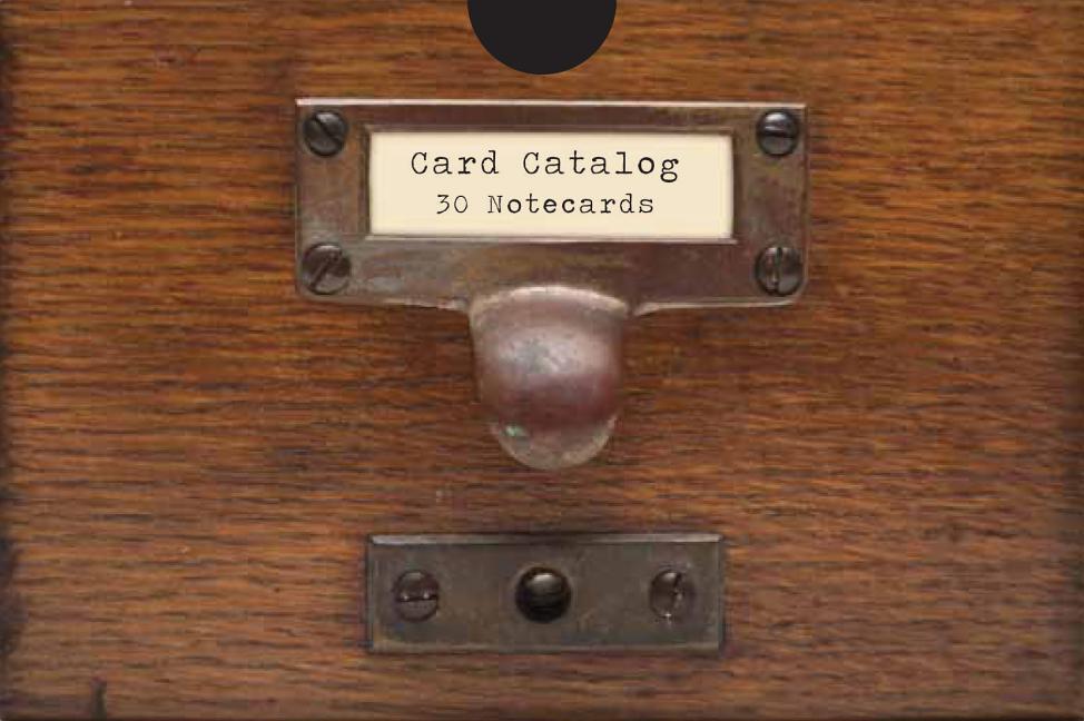 Cover: 9781452114323 | CARD CATALOG | 30 Notecards from the Library of Congress | Books