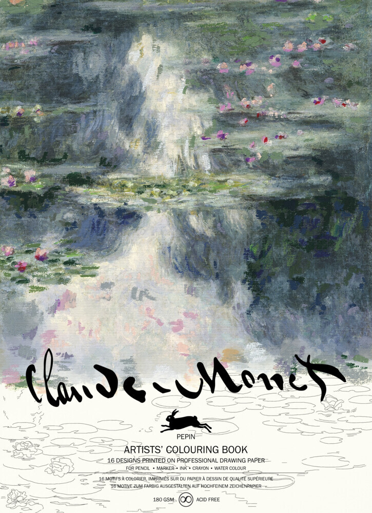 Cover: 9789460098215 | Claude Monet | Artists' Colouring Book | Pepin van Roojen | Buch