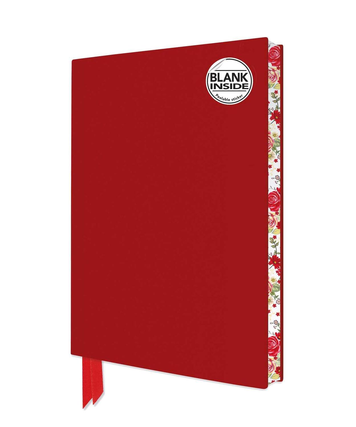 Cover: 9781804172834 | Red Blank Artisan Notebook (Flame Tree Journals) | Taschenbuch | 2023
