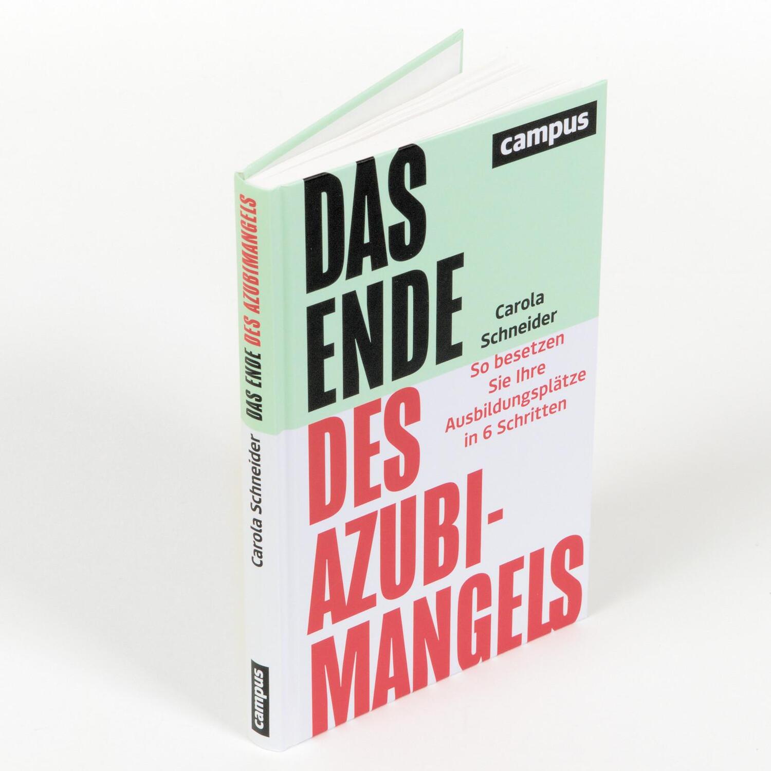 Bild: 9783593516912 | Das Ende des Azubimangels | Carola Schneider | Buch | 190 S. | Deutsch