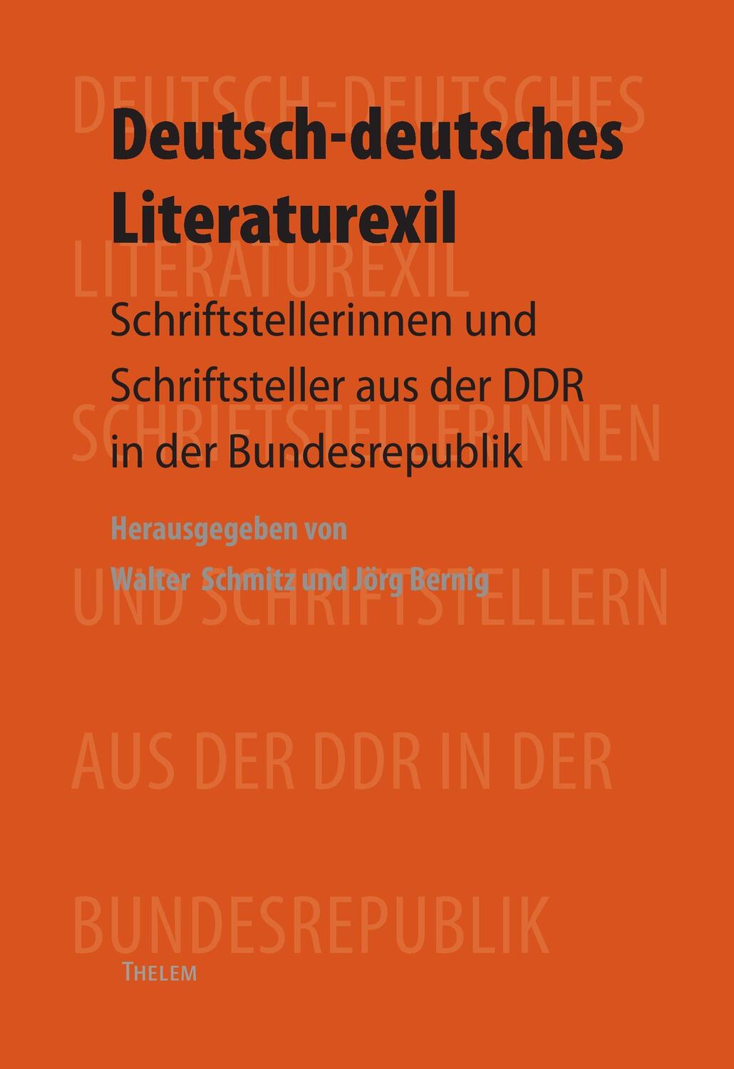 Cover: 9783935712033 | Deutsch-deutsches Literaturexil | Dirk Hempel (u. a.) | Taschenbuch