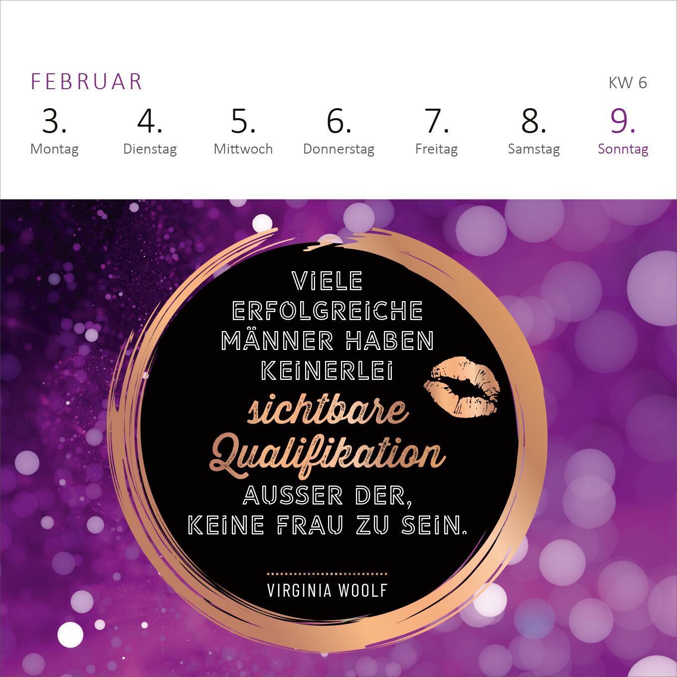 Bild: 4014489133117 | Mini-Wochenkalender Für freche Frauen 2025 | Kalender | 108 S. | 2025