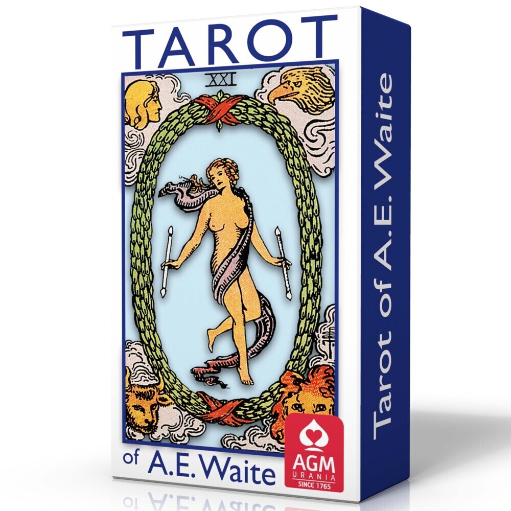 Cover: 9783038194736 | Tarot of A.E. Waite (Blue Edition, Mini, GB), m. 1 Buch, m. 78 Beilage