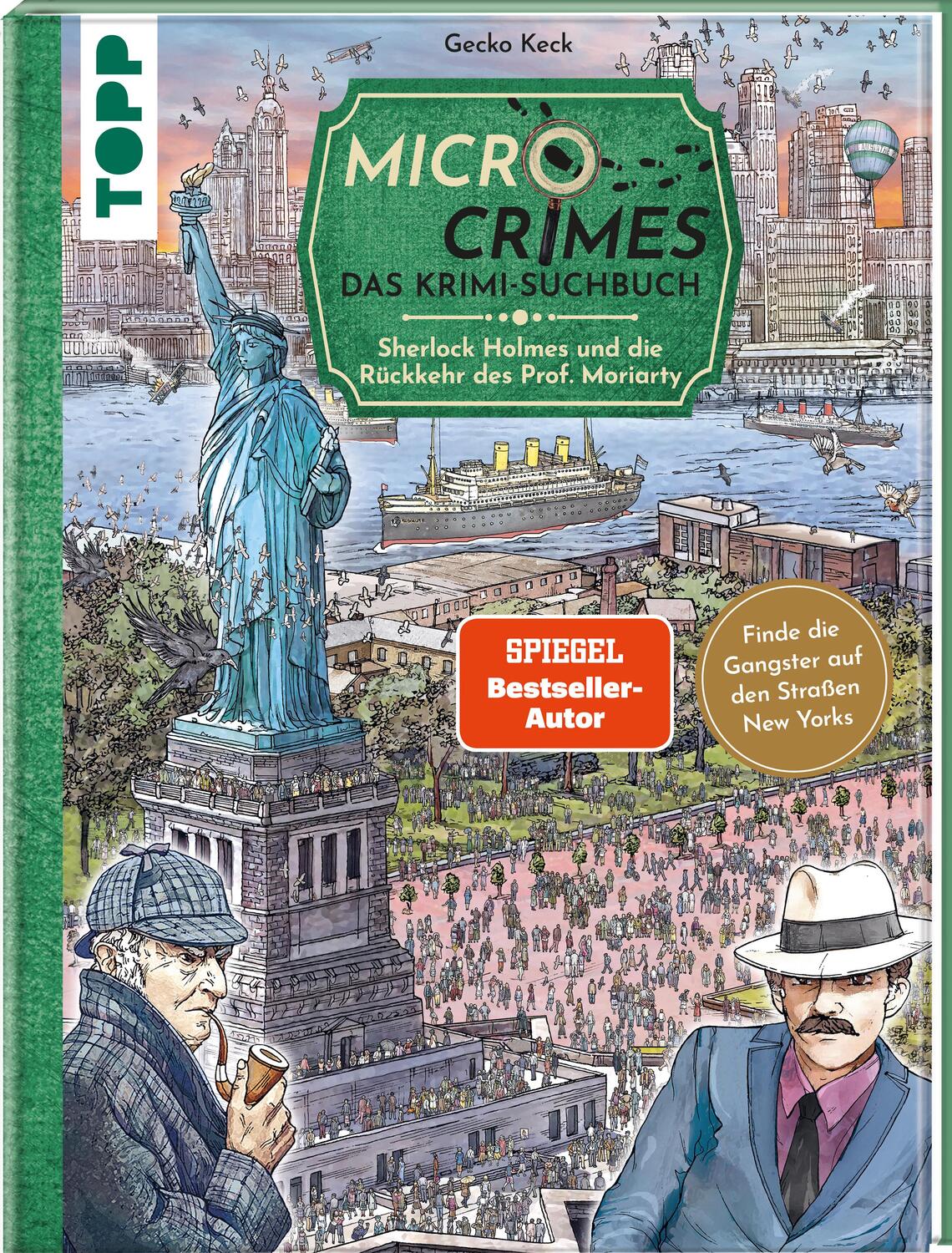 Cover: 9783735852410 | Micro Crimes. Das Krimi-Suchbuch. Sherlock Holmes und die Rückkehr...