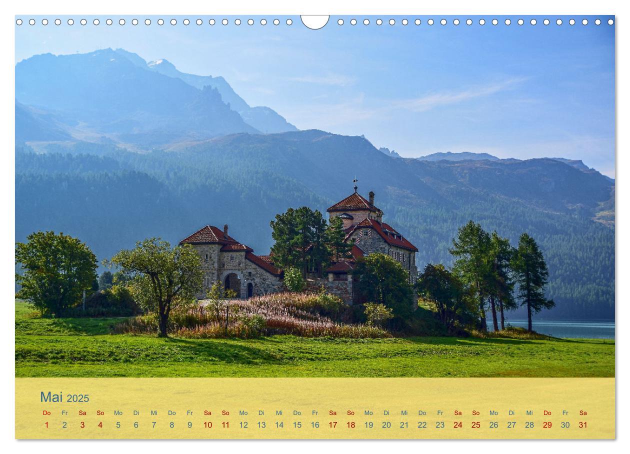 Bild: 9783435107001 | Oberengadin - Berge, Seen und Licht (Wandkalender 2025 DIN A3...