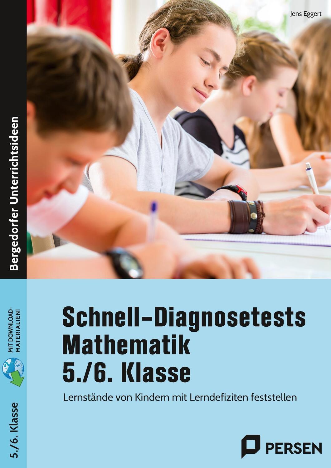 Cover: 9783403210801 | Schnell-Diagnosetests Mathematik 5./6. Klasse | Jens Eggert | Bundle