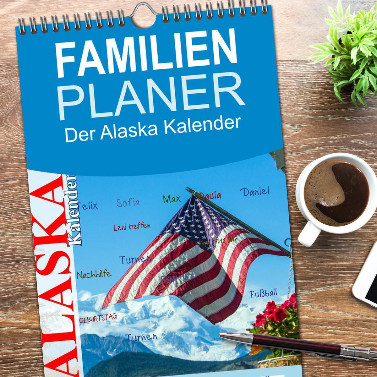 Bild: 9783457121344 | Familienplaner 2025 - Der Alaska Kalender mit 5 Spalten...