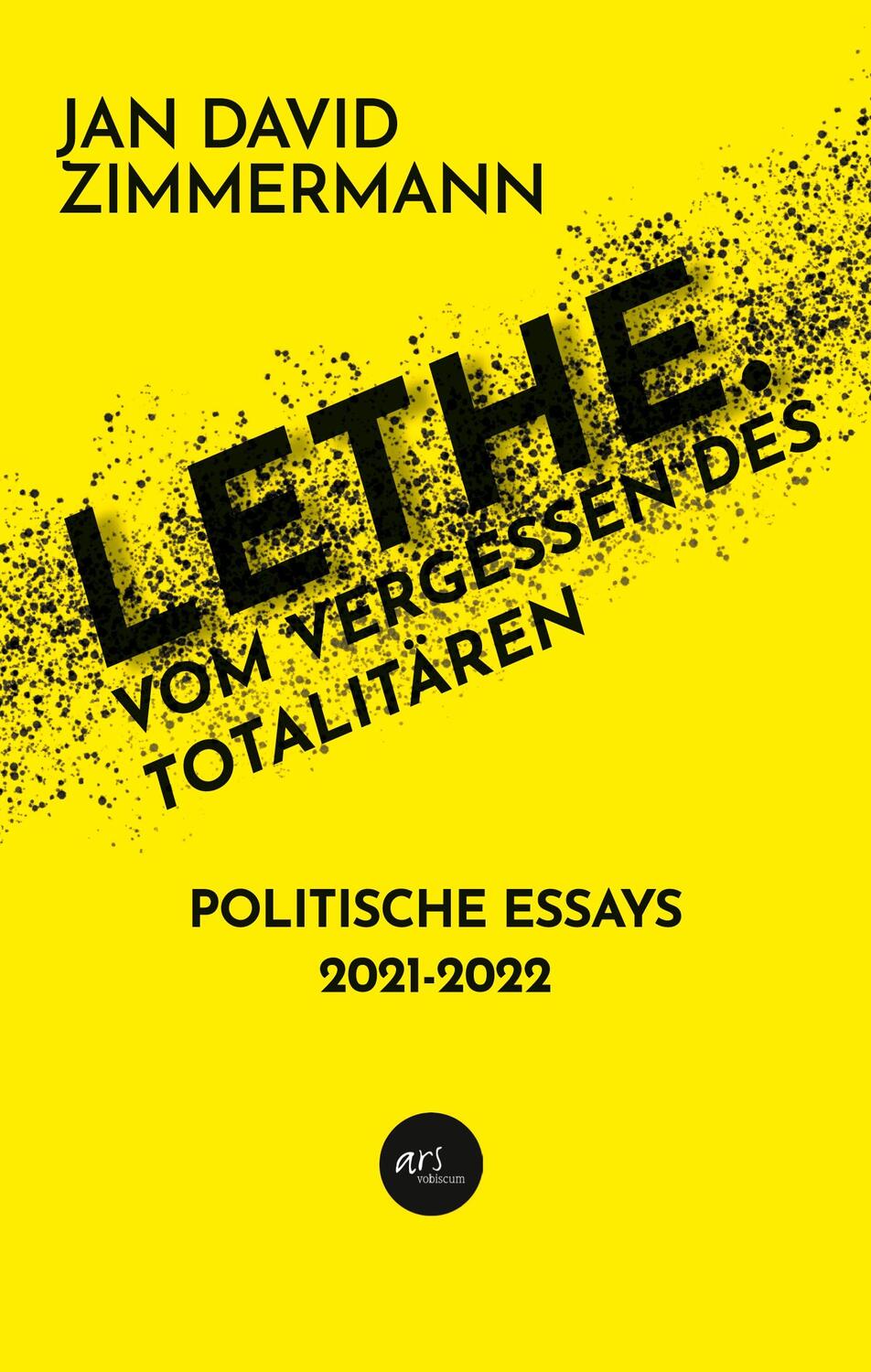 Cover: 9783903479043 | LETHE. Vom Vergessen des Totalitären | Jan David Zimmermann | Buch