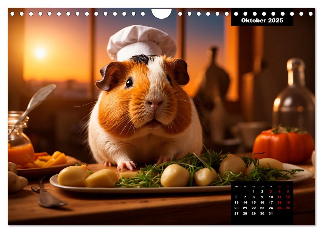 Bild: 9783435011865 | Meerschweinchen mal anders! (Wandkalender 2025 DIN A4 quer),...