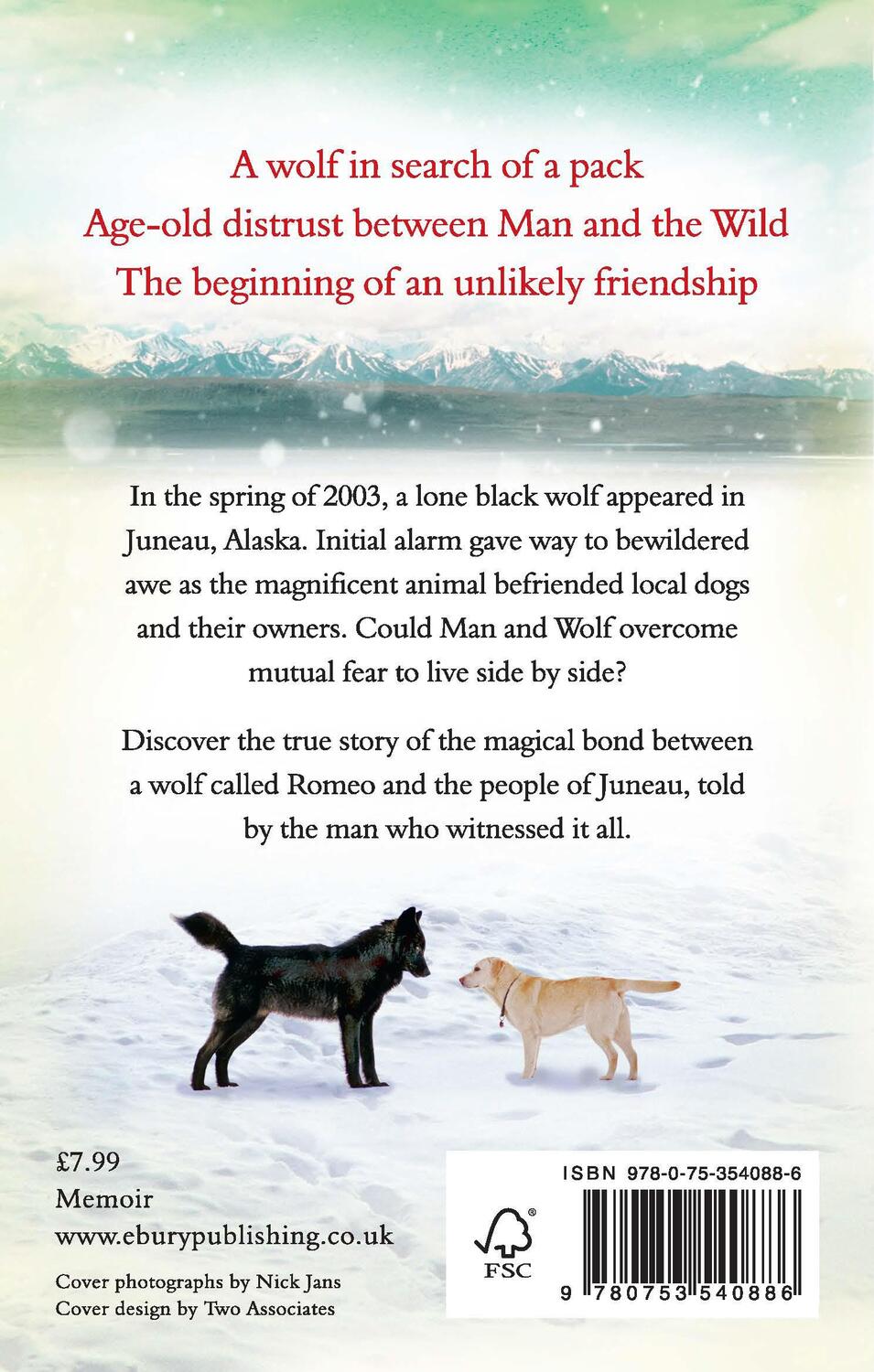 Rückseite: 9780753540886 | A Wolf Called Romeo | Nick Jans | Taschenbuch | Englisch | 2014