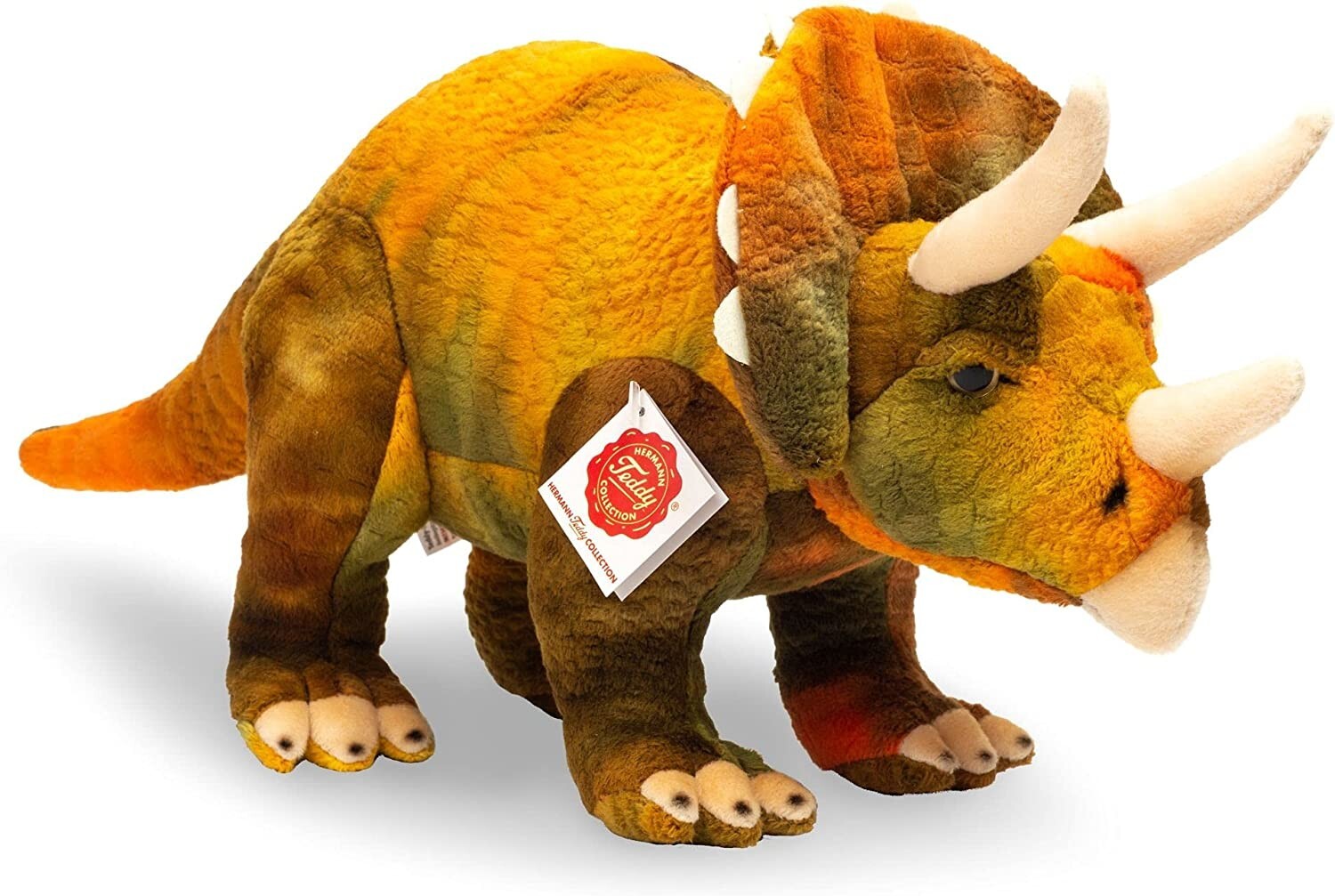 Cover: 4004510945062 | Teddy Hermann 94506 - Dinosaurier Triceratops, 42 cm, Plüschtier