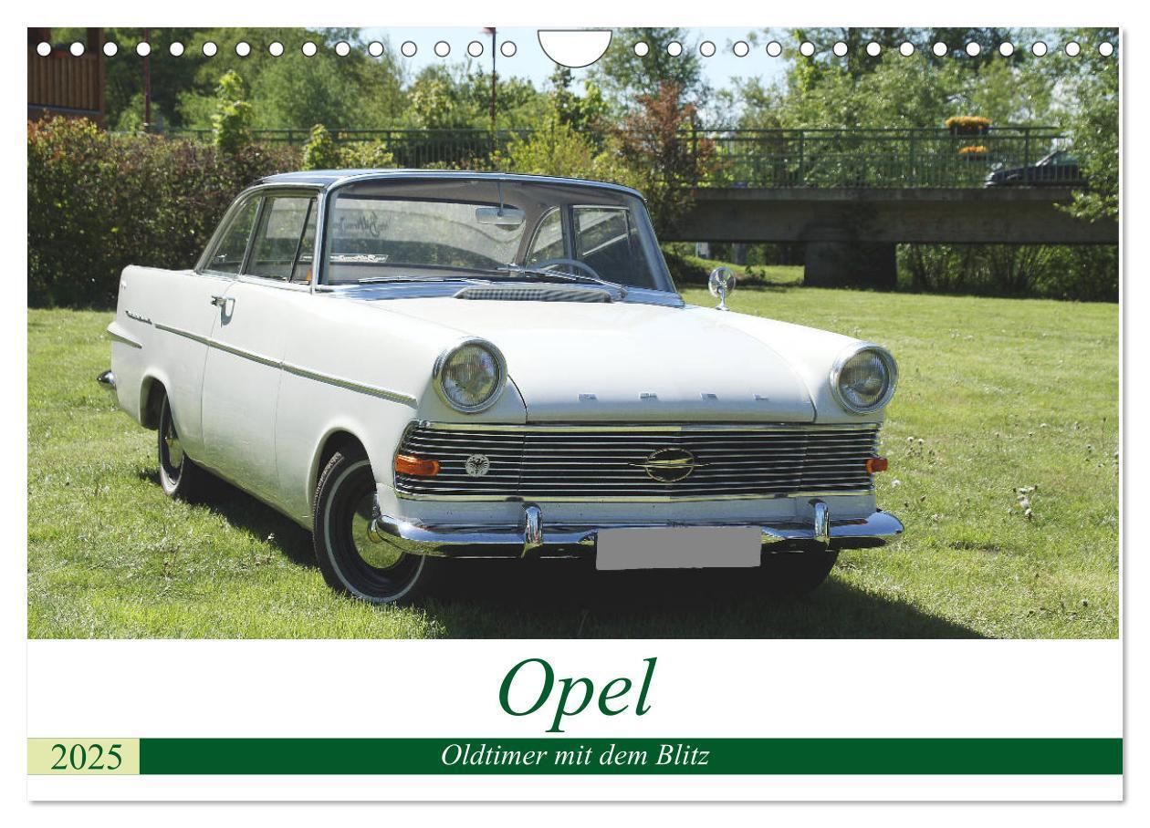 Cover: 9783435158782 | Opel Oldtimer mit dem Blitz (Wandkalender 2025 DIN A4 quer),...