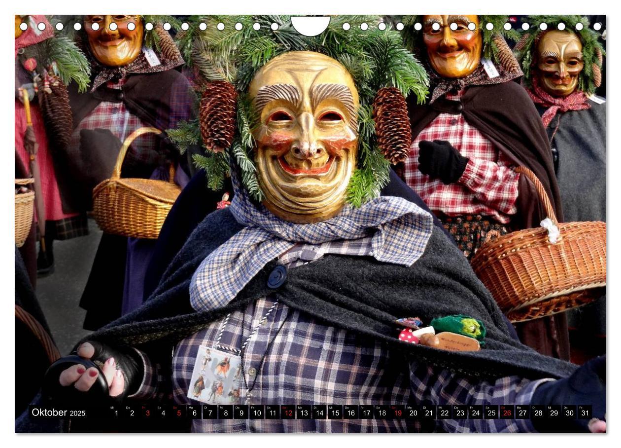 Bild: 9783435673001 | Alemannische Masken (Wandkalender 2025 DIN A4 quer), CALVENDO...