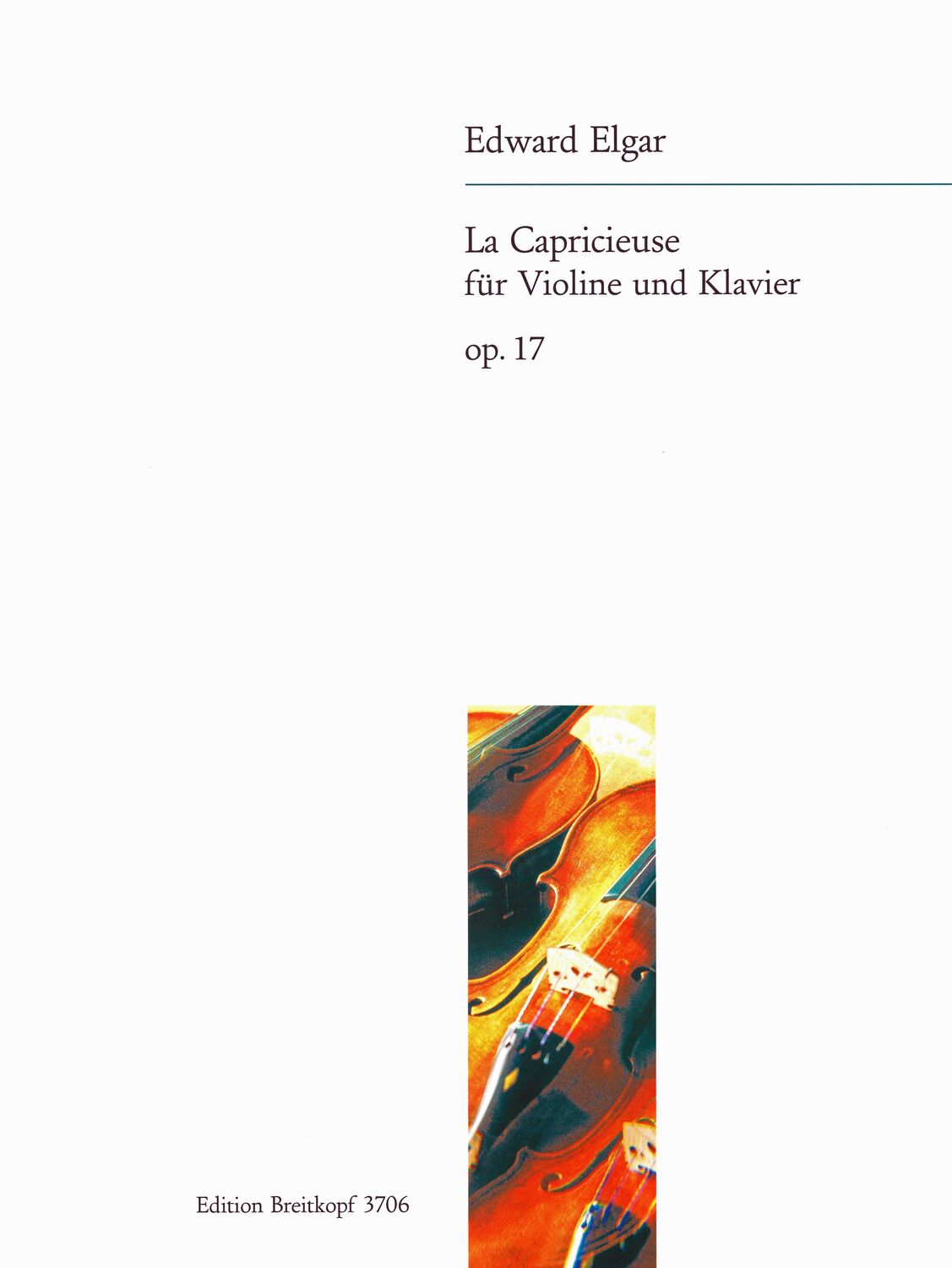 Cover: 9790004161944 | La Capricieuse op. 17 | Edward Elgar | Buch | Breitkopf &amp; Härtel