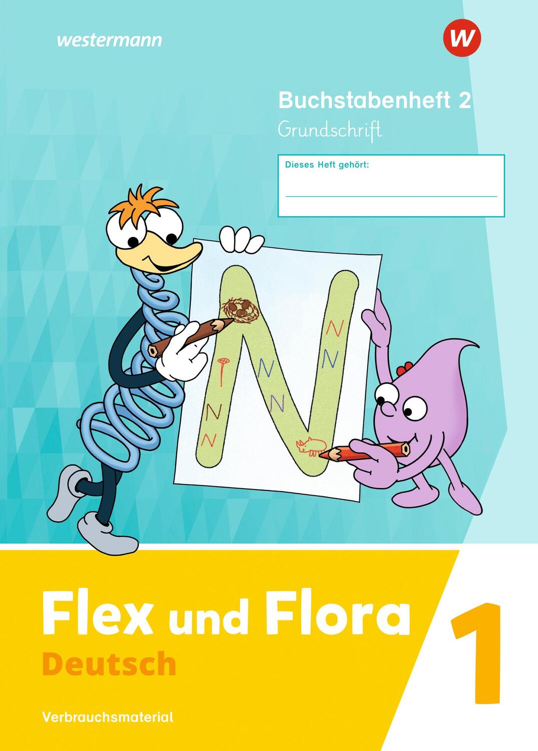 Cover: 9783141040098 | Flex und Flora 2. Buchstabenheft 2 GS (Grundschrift) | Ausgabe 2021