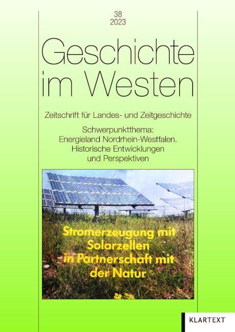 Cover: 9783837526387 | Geschichte im Westen 38/2023 | e.V. | Taschenbuch | 264 S. | Deutsch