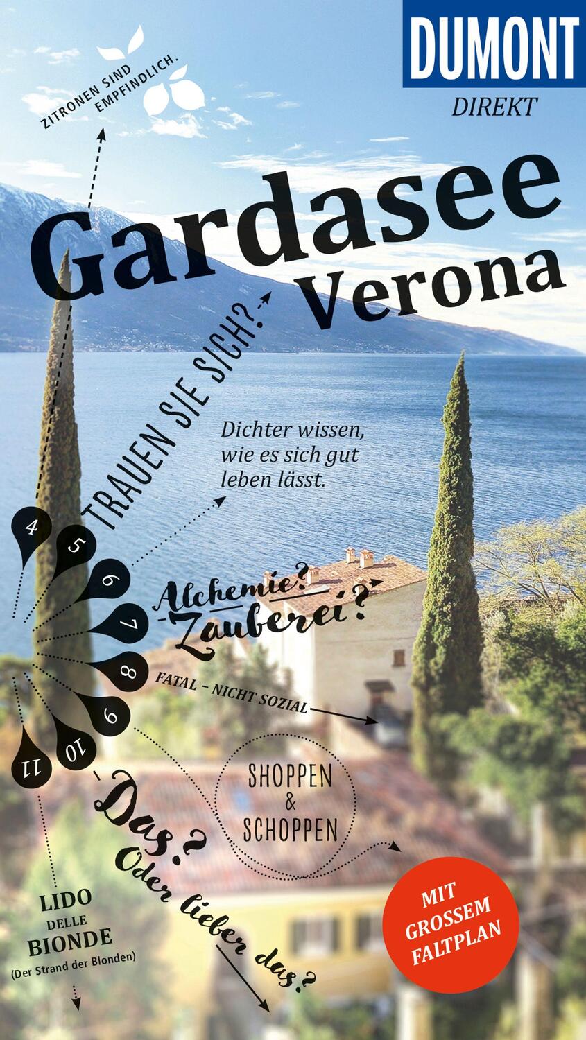 Cover: 9783616000046 | DuMont direkt Reiseführer Gardasee, Verona | Mit großem Faltplan