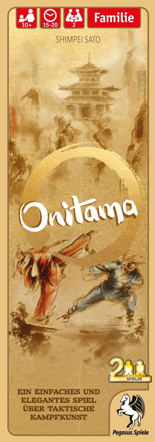 Cover: 4250231712449 | Onitama | Shimpei Sato | Spiel | Brettspiel | Deutsch | 2017 | Pegasus