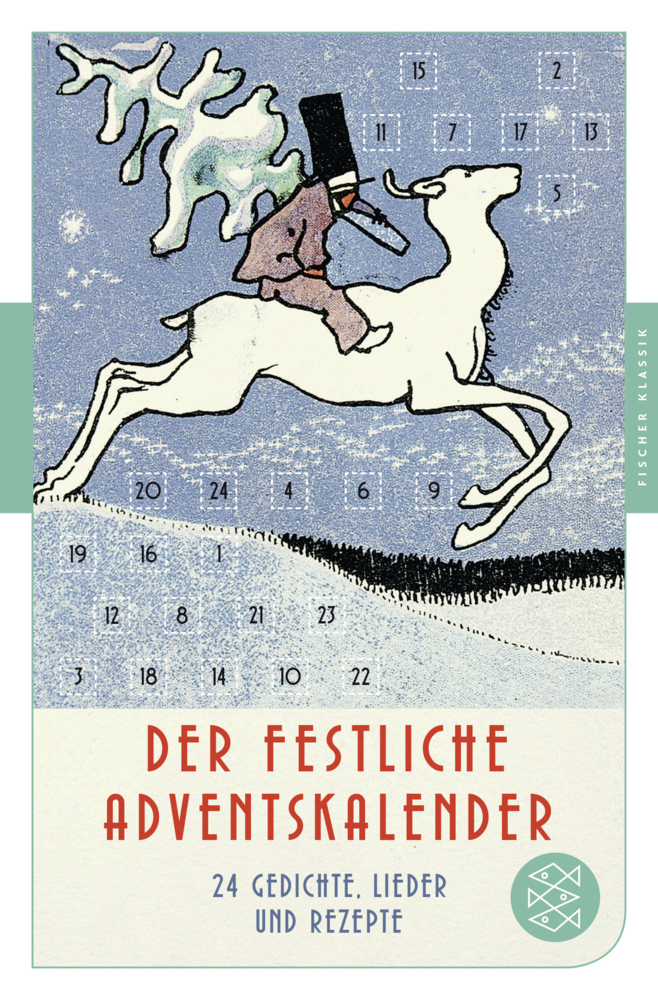 Cover: 9783596906635 | Der festliche Adventskalender | 24 Gedichte, Lieder und Rezepte | Buch