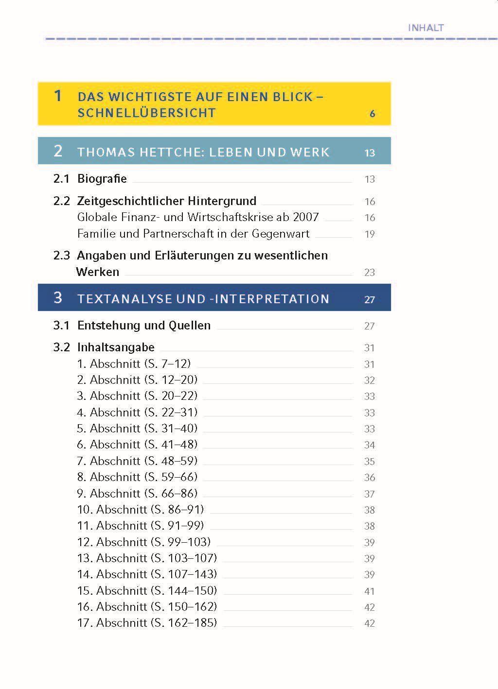 Bild: 9783804420663 | Die Liebe der Väter von Thomas Hettche - Textanalyse und...