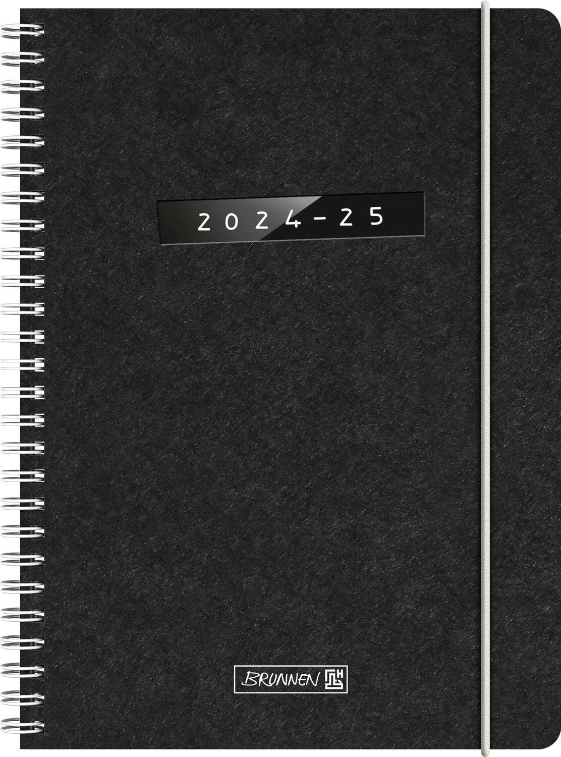 Cover: 4061947119770 | Schülerkalender 2024/2025 "Monochrome", 2 Seiten = 1 Woche, A5, 208...