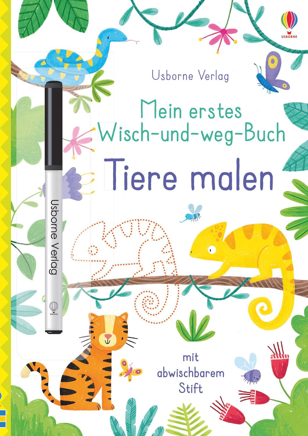 Cover: 9781789411539 | Mein erstes Wisch-und-weg-Buch: Tiere malen | mit abwischbarem Stift